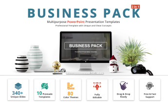 PowerPoint Vorlage namens "Business Pack" #69412