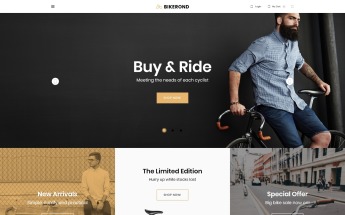 Reszponzív Bikerond - Bike Shop Elementor WooCommerce sablon 69521