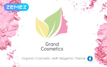 Responsivt GrandCosmetics - Cosmetics Store Magento-tema #69902