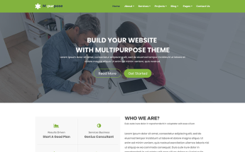 Tema PSD Responsive #70044 "M-purpose - Creative Multipurpose"