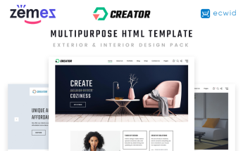 Reszponzív Creator - Design Multipurpose HTML5 Weboldal sablon 70411