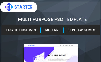 PSD Vorlage namens "EL-Starter" #70503
