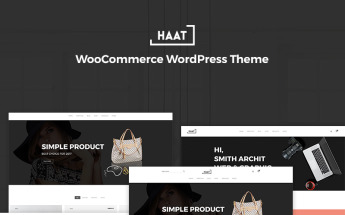 "Haat - Minimalist" Responsive WooCommerce Thema №70817