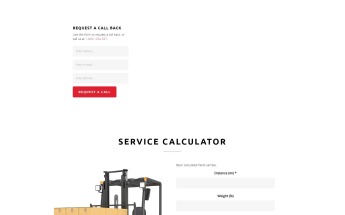 Responzivní Šablona mikrostránek "Cargo - Transportation HTML5" #70833