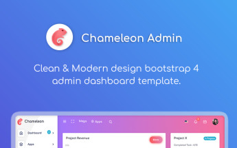 Chameleon - Modern Bootstrap 4 WebApp & Dashboard HTML + UI Kit Admin Template