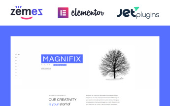 Motyw WordPress Magnifix - Minimal Parallax #71198