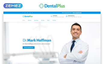 Responsivt DentaPlus - Accurate Dental Clinic HTML Landing Page-mall #71181