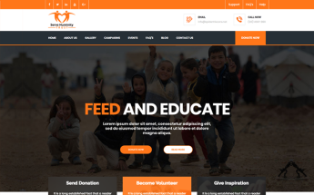 WooCommerce Theme namens "Servehuman - Responsive Charity" #71189