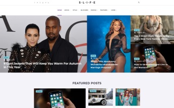 Slife - Lifestyle Elementor WordPress Theme