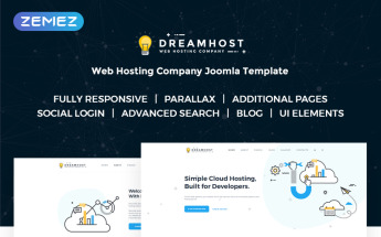 Dreamhost - Cloud Hosting Joomla Template