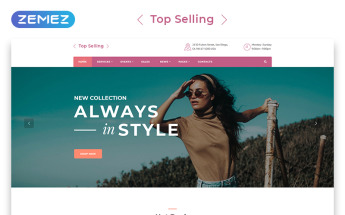 Plantilla Web "Top Selling - Fashion Store Multipage HTML5" #71681