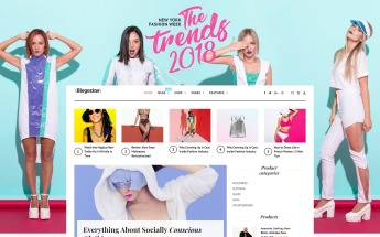 Responsive Blogozine - Fashion Elementor Wordpress #71661