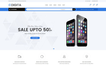 Responzivní WooCommerce motiv "Digita - Electronics" #71601