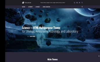 Responzivní Šablona webových stránek "Science - Multipurpose HTML5" #71708