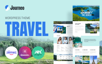 Responsive Journeo - Travel Agency Elementor Wordpress #71866