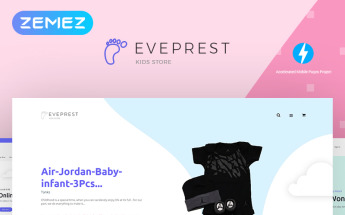 Responsywny szablon PrestaShop Eveprest Kids 1.7 - Kids Store #71803