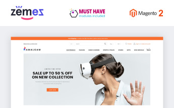 Szablon Magento Amalgam - Wholesale #73230