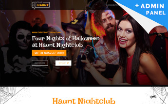 Halloween Landing Page Template