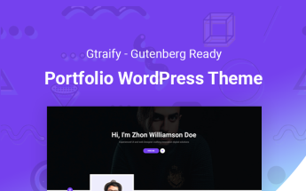 Gratify - Gutenberg Ready Portfolio WordPress Theme