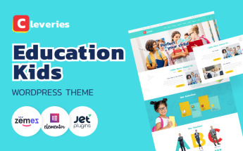 Responsywny motyw WordPress Cleveries - Education Kids Elementor #73689