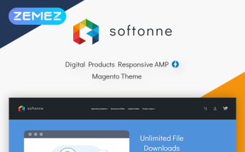 Softonne - Digital Products Magento Theme