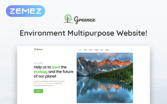 WordPress Theme namens "Greenex - Environment Multipurpose Elementor" #73774