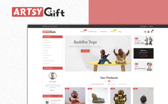 Artsygift- Gift Store PrestaShop Theme