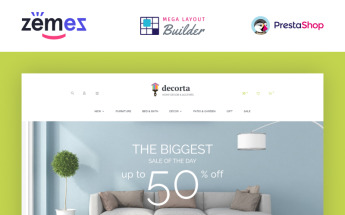Responsive Decorta - Furniture Store Prestashop #74074