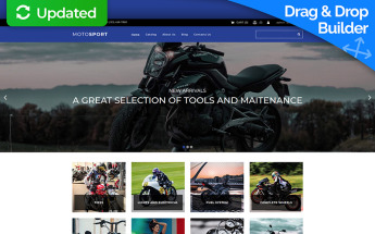 Motosport MotoCMS Ecommerce Template