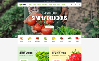 Qmarto - Organic Store HTML5 Website Template