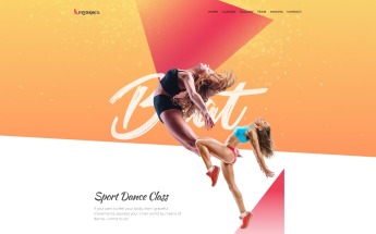 Responsywny motyw WordPress Flydance - Dance Classes Elementor #74229