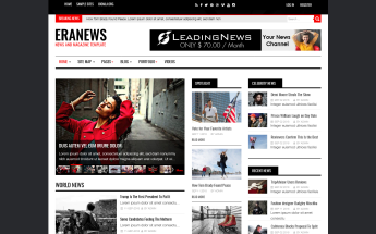 Responsywny szablon Joomla Eranews News and Magazine #74344