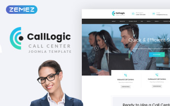 CallLogic - Сall Сenter Joomla Template