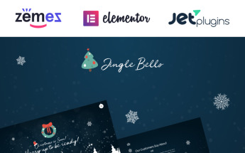 Jingle Bells - Event Making Holiday Party Website WordPress Theme