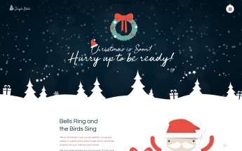 Responzivní WordPress motiv "Jingle Bells - Event Making Holiday Party Website" #74802