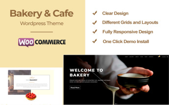 WooCommerce Theme namens "The Bakery" #74831