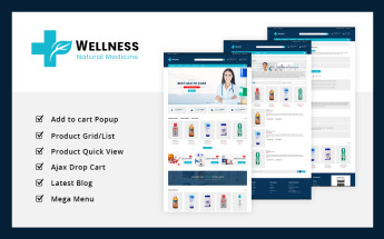 Wellness Medicine Store PrestaShop Theme