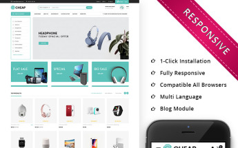 Cheap - Electronic PrestaShop Theme