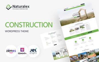 Responsywny motyw WordPress Naturalex - Construction Multipurpose Classic Elementor #75933