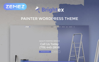 Responzivní WordPress motiv "Brightex - Painting Services Multipurpose Classic Elementor" #76179