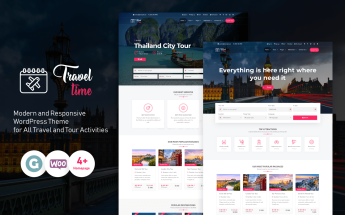 TravelTime - Complete Tour & Travel Agency WordPress Theme