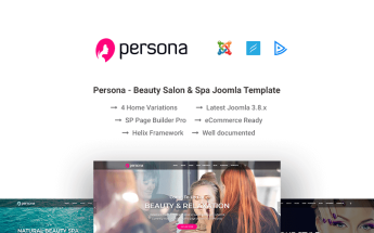 Persona- Beauty Salon & Spa Joomla Template