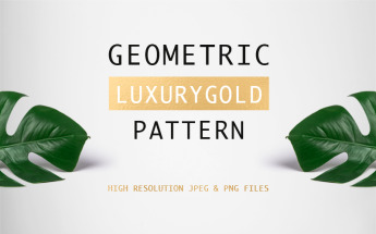Geometric Luxurygold Pattern