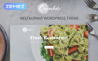 Crunchos - Restaurant Ready-to-Use Modern Elementor WordPress Theme