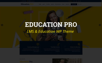Reszponzív Education Pro WordPress sablon 77372
