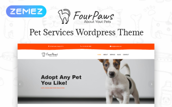 Four Paws - Pet Services Multipurpose Classic Elementor WordPress Theme