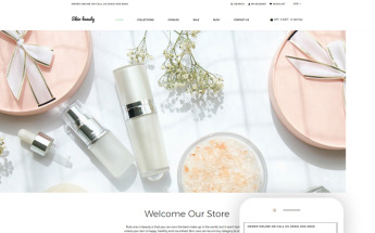 Skin beauty - Cosmetics Store Clean Shopify Theme