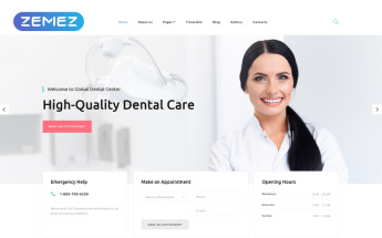 Global Dental Center - Dentistry Clean Usable Joomla Template