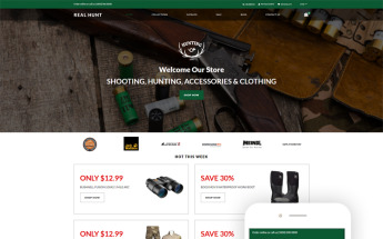 Real Hunt - Hunting Clean Shopify Theme