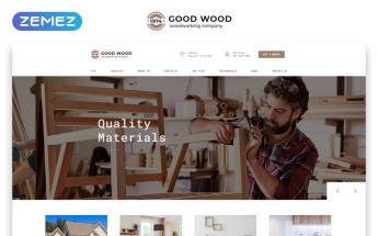 Good Wood - Interior & Furniture Clean HTML Landing Page Template